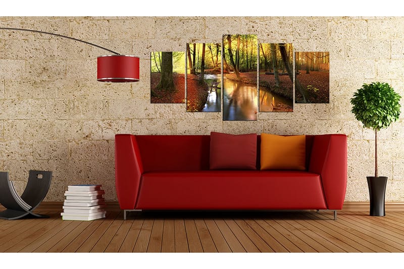 Bilde Silent Forest 200x100 - Artgeist sp. z o. o. - Innredning - Bilder & kunst - Lerretsbilder