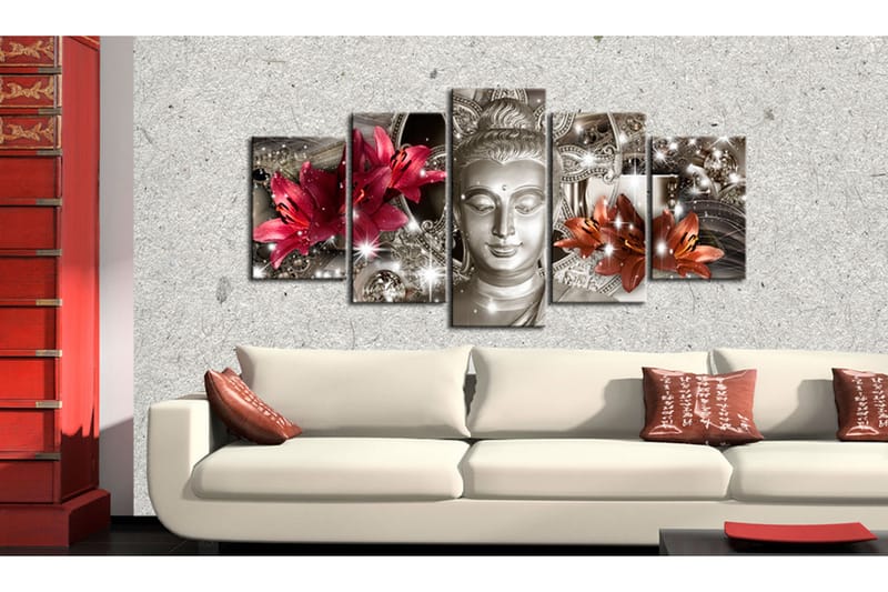 Bilde Silver Contemplation 100x50 - Artgeist sp. z o. o. - Innredning - Bilder & kunst - Lerretsbilder