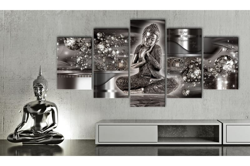 Bilde Silver Serenity 100x50 - Artgeist sp. z o. o. - Innredning - Bilder & kunst - Lerretsbilder
