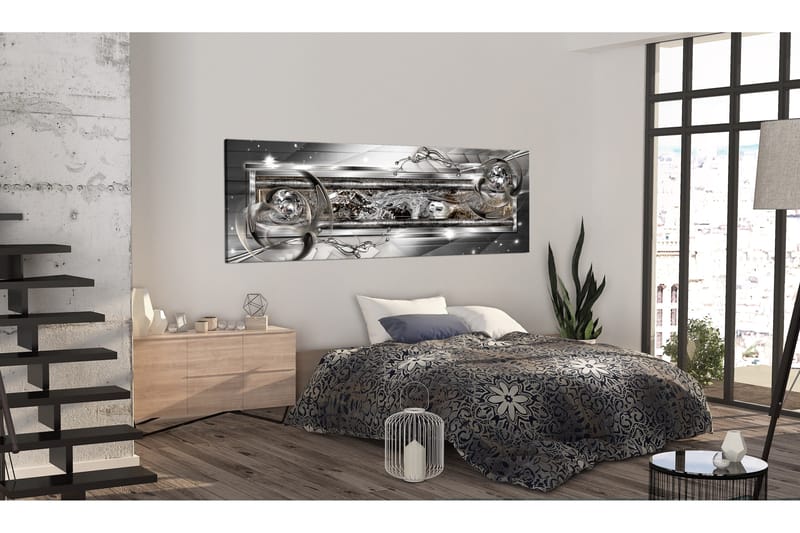 Bilde Silver Source 120x40 - Artgeist sp. z o. o. - Innredning - Bilder & kunst - Lerretsbilder