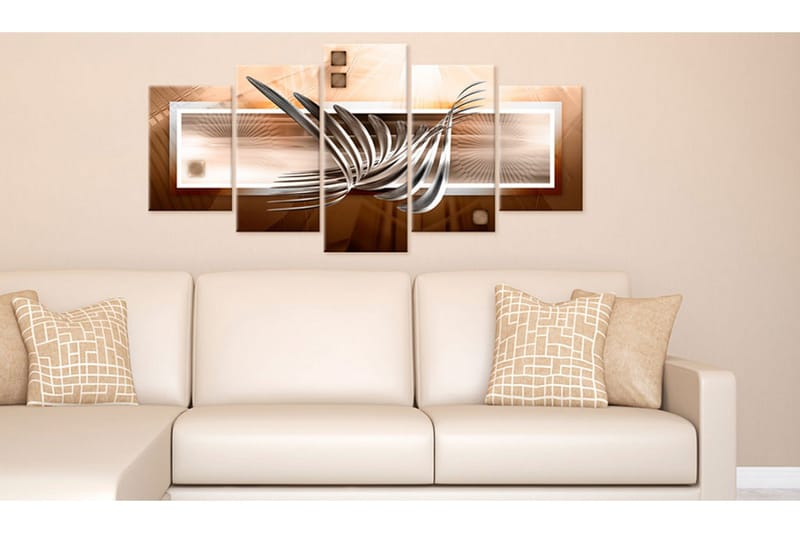 Bilde Silver Waves 200x100 - Artgeist sp. z o. o. - Innredning - Bilder & kunst - Lerretsbilder