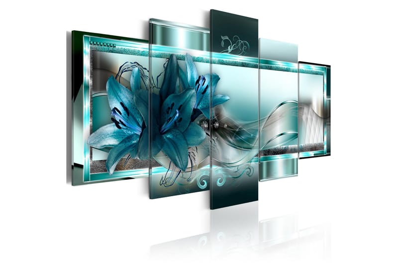 Bilde Sky Blue Lilies 100x50, Artgeist sp. z o. o.
