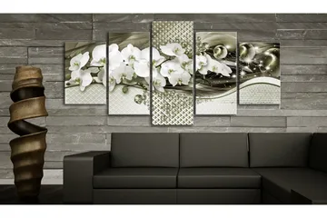 Bilde Smell Of The Orchid 200x100 - Artgeist sp. z o. o. - Innredning - Bilder & kunst - Lerretsbilder