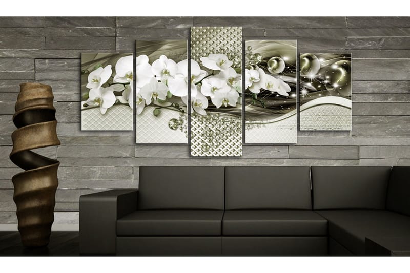 Bilde Smell Of The Orchid 200x100 - Artgeist sp. z o. o. - Innredning - Bilder & kunst - Lerretsbilder