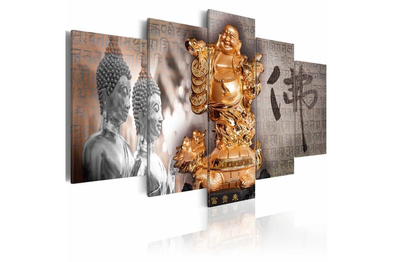 Bilde Smile To Buddha! 200x100 - Artgeist sp. z o. o. - Lerretsbilder