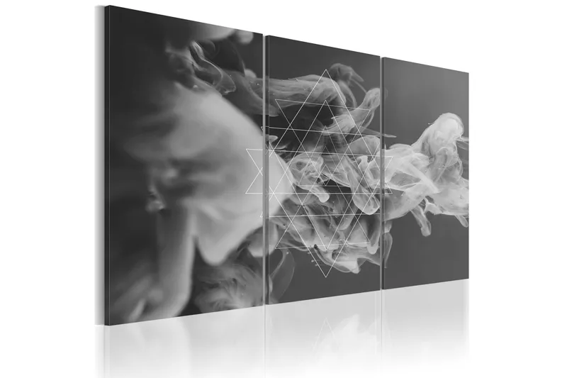 Bilde Smoke and symmetry 90x60 - Artgeist sp. z o. o. - Innredning - Bilder & kunst - Lerretsbilder