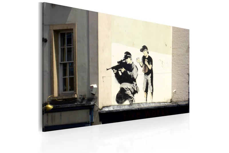 Bilde Sniper And Boy Banksy 60x40, Artgeist sp. z o. o.
