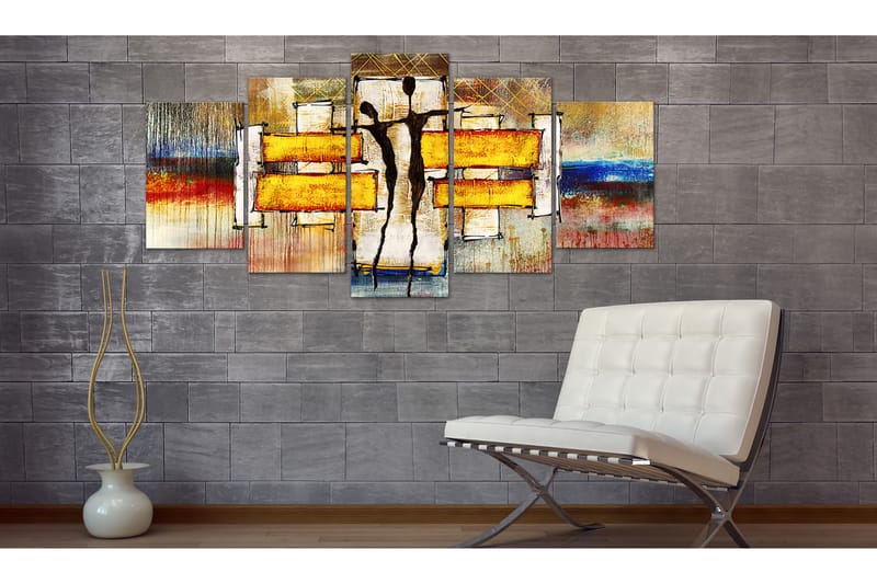 Bilde Solar Tango 100x50 - Artgeist sp. z o. o. - Innredning - Bilder & kunst - Lerretsbilder