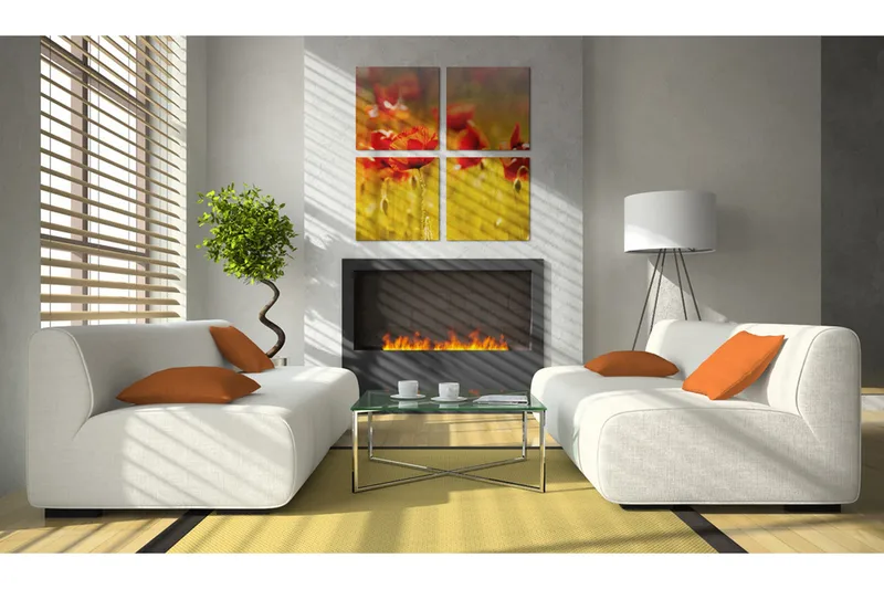 Bilde Sommertid 80x80 - Artgeist sp. z o. o. - Innredning - Bilder & kunst - Lerretsbilder