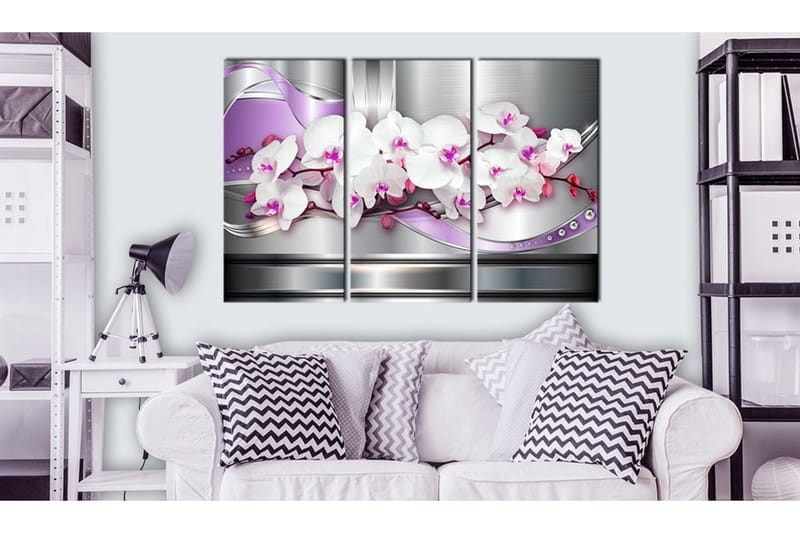 Bilde Song Of Orchid 120x80 - Artgeist sp. z o. o. - Innredning - Bilder & kunst - Lerretsbilder