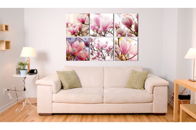 Bilde Southern Magnolias 120x80 - Artgeist sp. z o. o. - Innredning - Bilder & kunst - Lerretsbilder