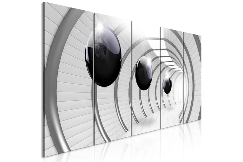 Bilde Space Tunnel 5 Parts Narrow 200x80 - Artgeist sp. z o. o. - Innredning - Bilder & kunst - Lerretsbilder