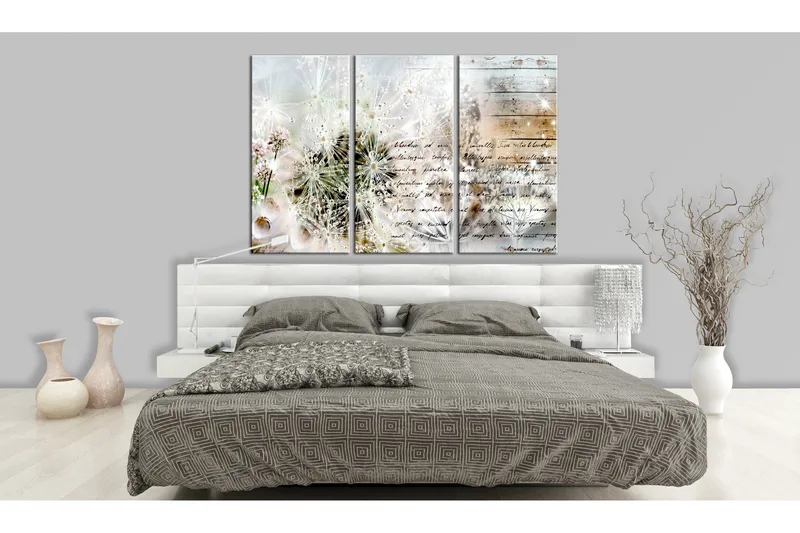 Bilde Starry Dandelions 120x80 - Artgeist sp. z o. o. - Innredning - Bilder & kunst - Lerretsbilder