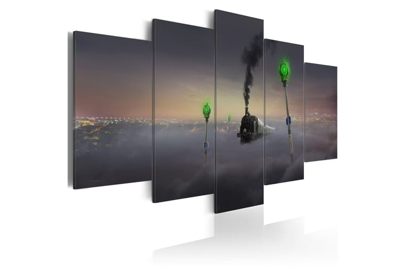 Bilde Steam Locomotive 100x50 - Artgeist sp. z o. o. - Innredning - Bilder & kunst - Lerretsbilder