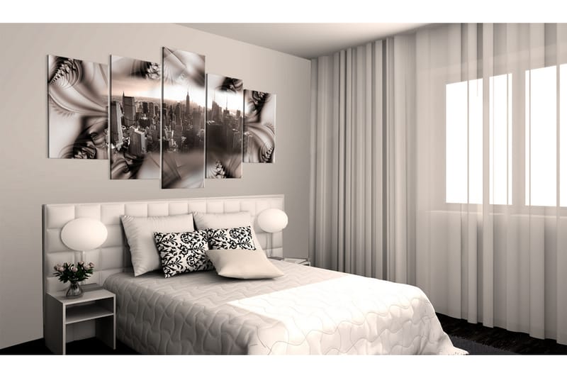 Bilde Steel City 200x100 - Artgeist sp. z o. o. - Innredning - Bilder & kunst - Lerretsbilder