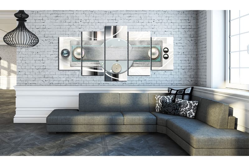 Bilde Steel Frigidity 200x100 - Artgeist sp. z o. o. - Innredning - Bilder & kunst - Lerretsbilder
