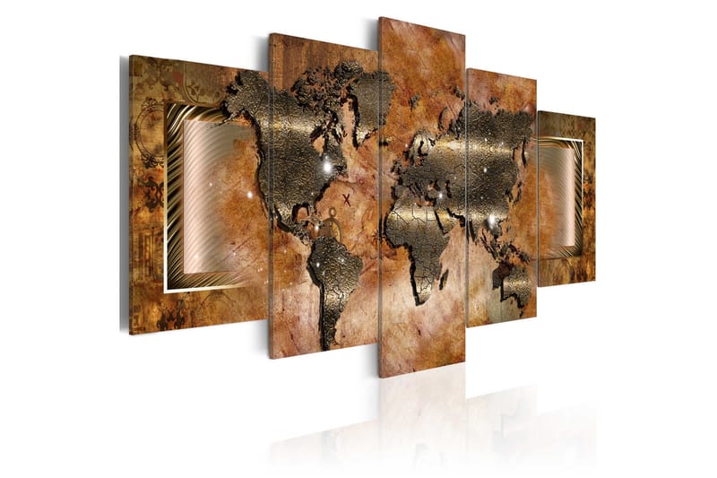 Bilde Steel Map 200x100, Artgeist sp. z o. o.