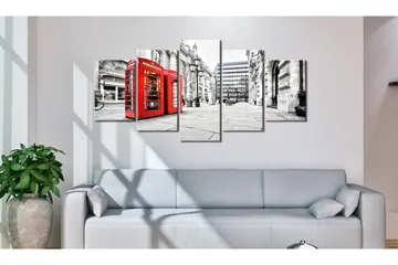 Bilde Street Of London 200x100 - Artgeist sp. z o. o. - Innredning - Bilder & kunst - Lerretsbilder