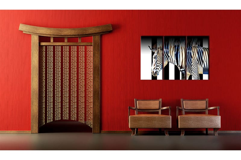 Bilde Stripes 120x80 - Artgeist sp. z o. o. - Innredning - Bilder & kunst - Lerretsbilder