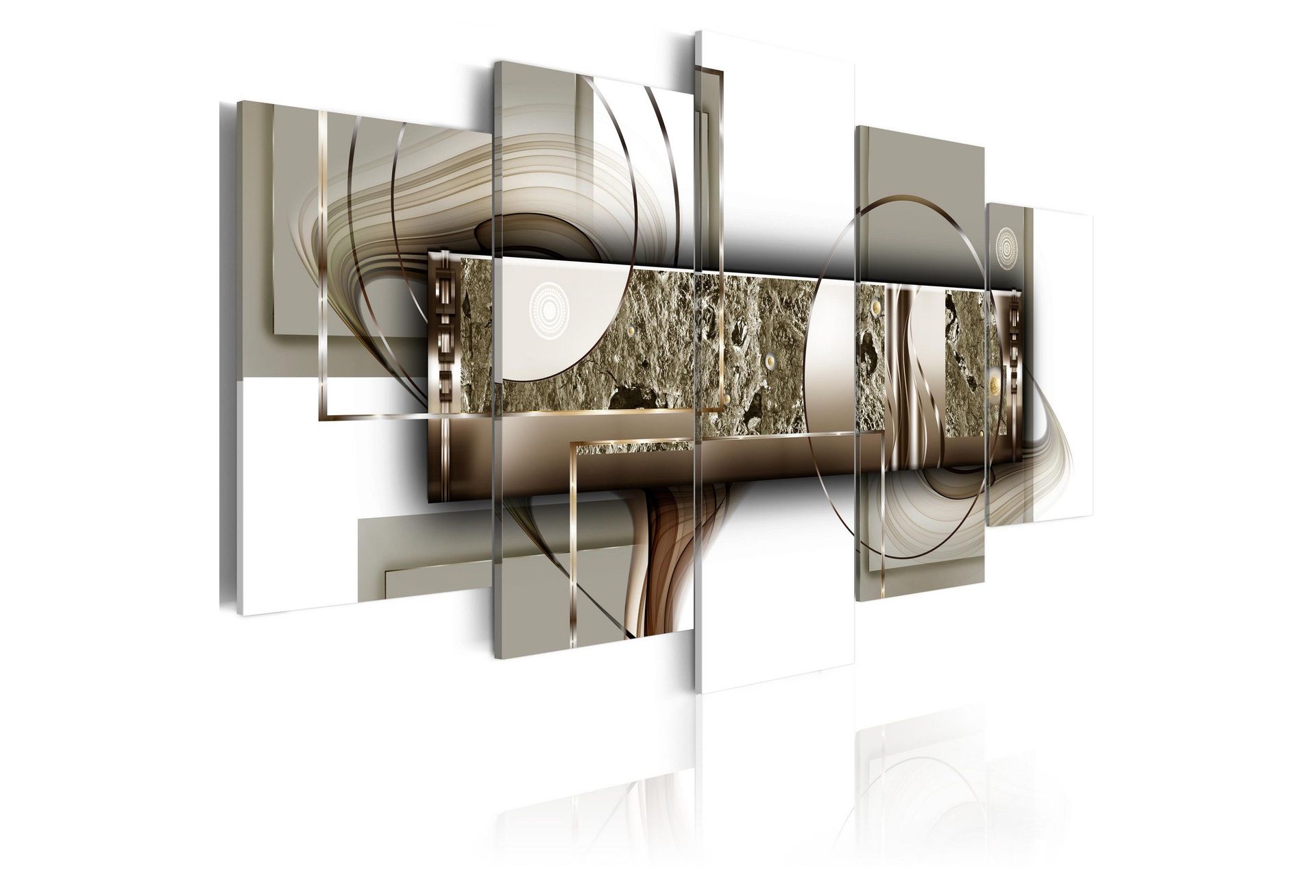 Bilde Structure Of Gold 100x50 - Artgeist sp. z o. o.