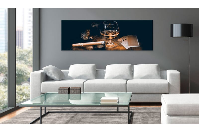 Bilde Stylish Entertainment 150x50 - Artgeist sp. z o. o. - Innredning - Bilder & kunst - Lerretsbilder