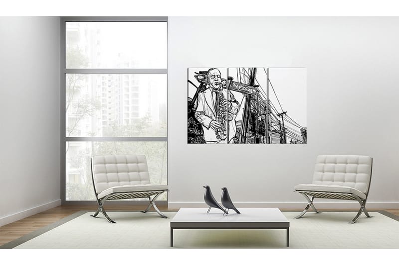 Bilde Stylish tunes 90x60 - Artgeist sp. z o. o. - Innredning - Bilder & kunst - Lerretsbilder