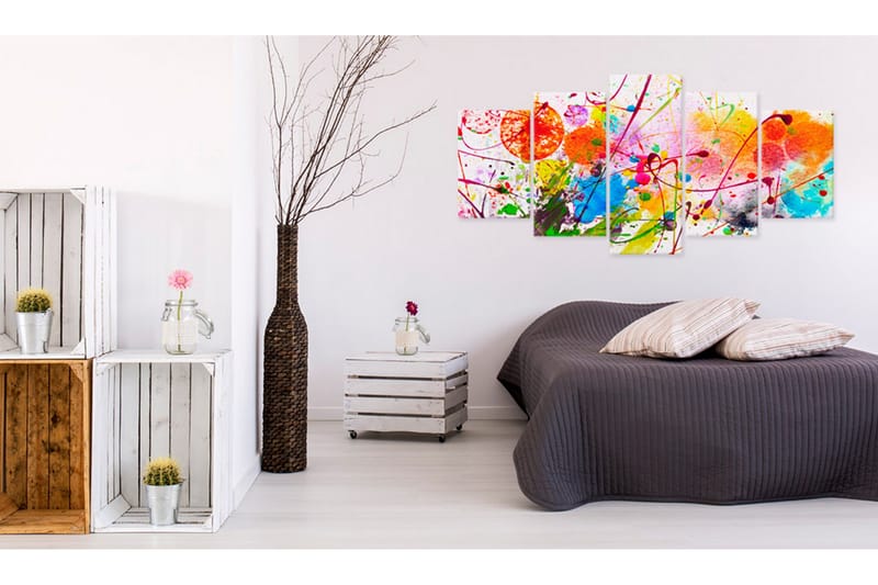 Bilde Summer Of Colours 100x50 - Artgeist sp. z o. o. - Innredning - Bilder & kunst - Lerretsbilder