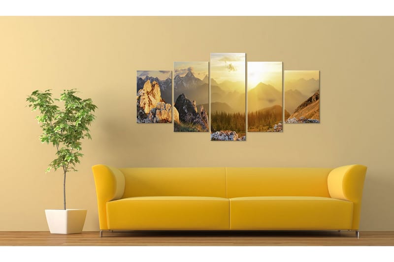 Bilde Sun Salutation 100x50 - Artgeist sp. z o. o. - Innredning - Bilder & kunst - Lerretsbilder