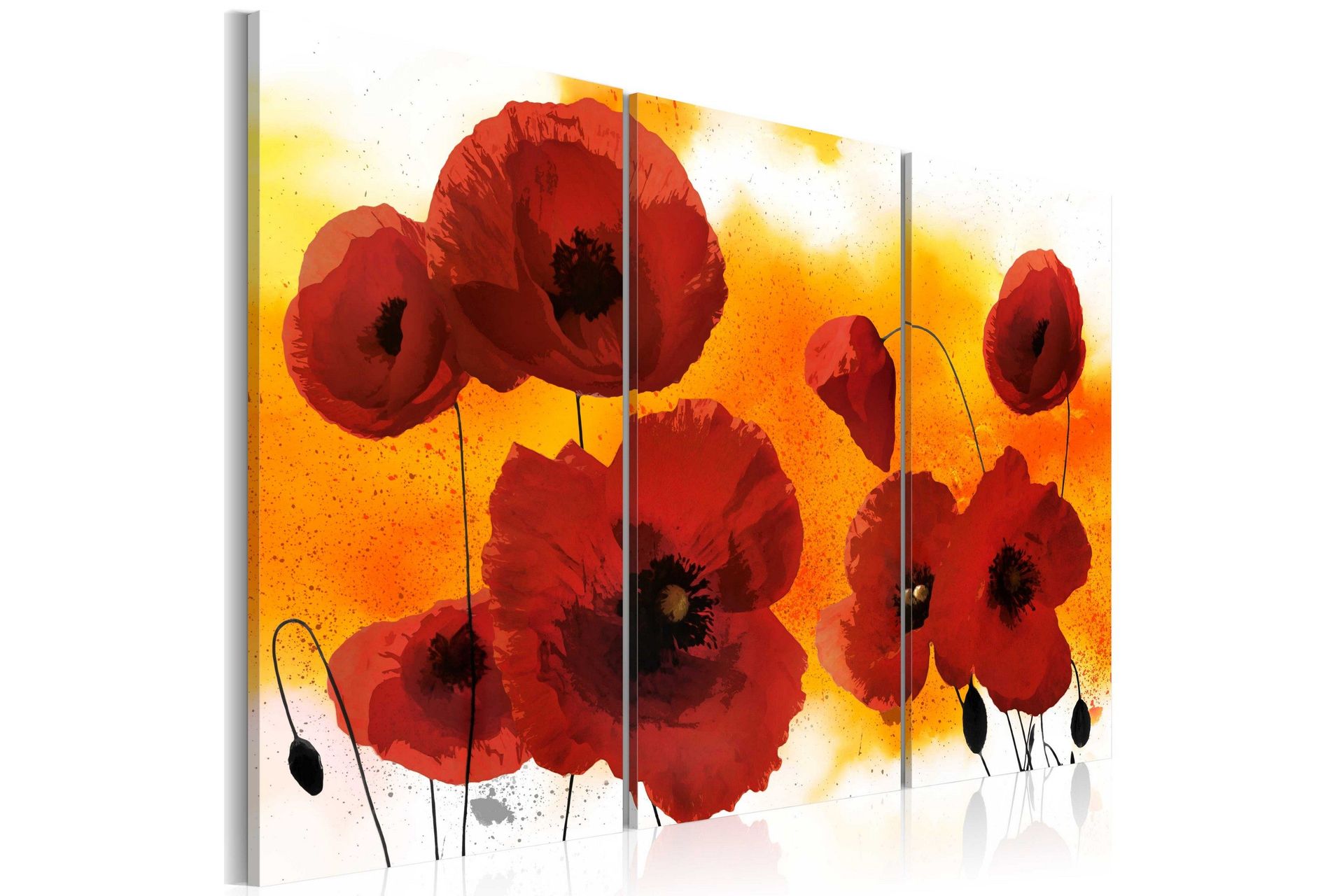 Bilde Sunny Afternoon And Poppies 60x40 - Artgeist sp. z o. o.