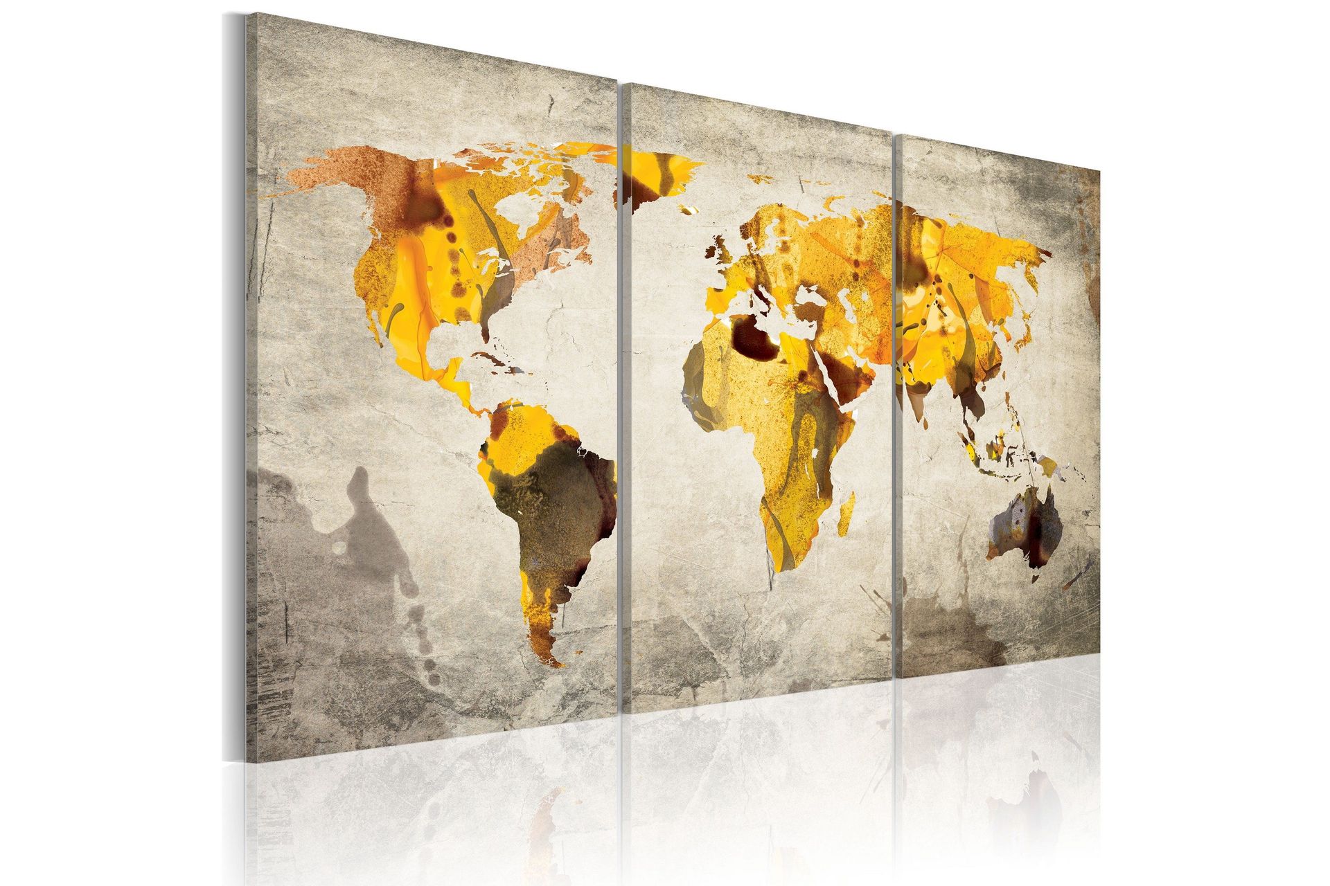 Bilde Sunny continents 90x60 - Artgeist sp. z o. o.