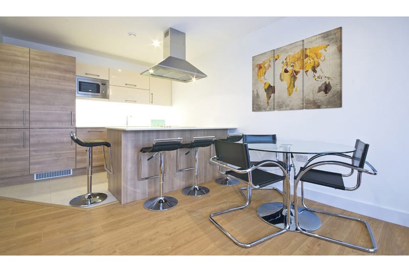 Bilde Sunny continents 90x60 - Artgeist sp. z o. o. - Innredning - Bilder & kunst - Lerretsbilder