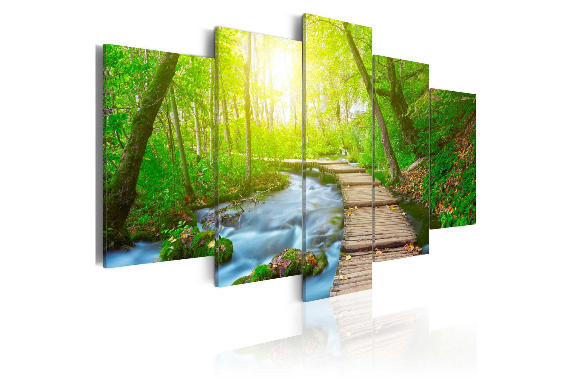 Bilde Sunny Forest 100x50 - Artgeist sp. z o. o.