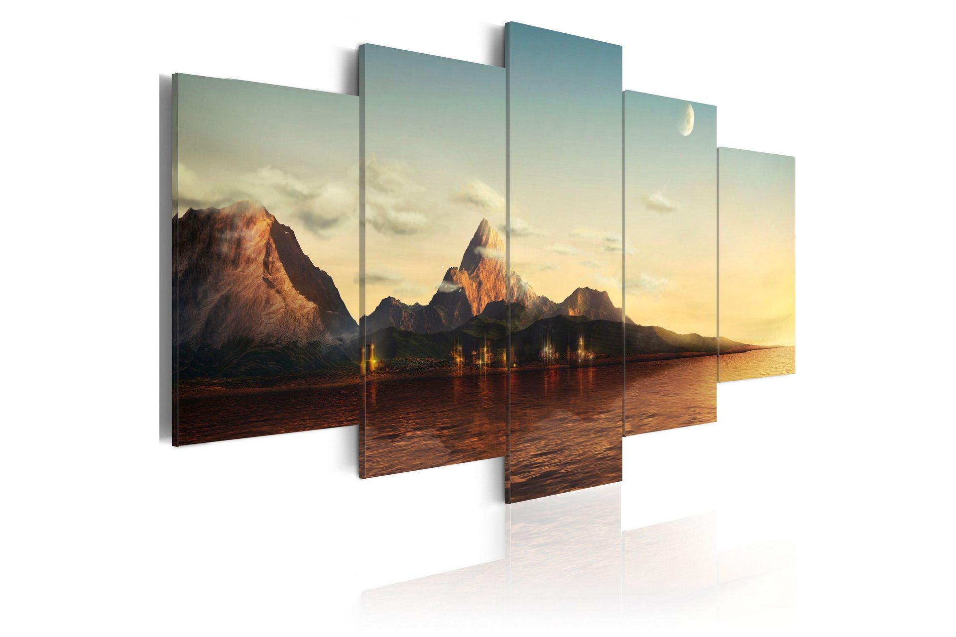 Bilde Sunrise Fjellene 200x100 - Artgeist sp. z o. o.