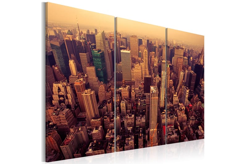 Bilde Sunset over New York 90x60, Artgeist sp. z o. o.