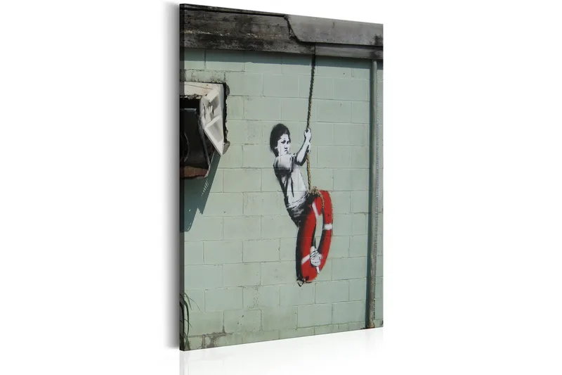 Bilde Swinger New Orleans Banksy 60x90, Artgeist sp. z o. o.