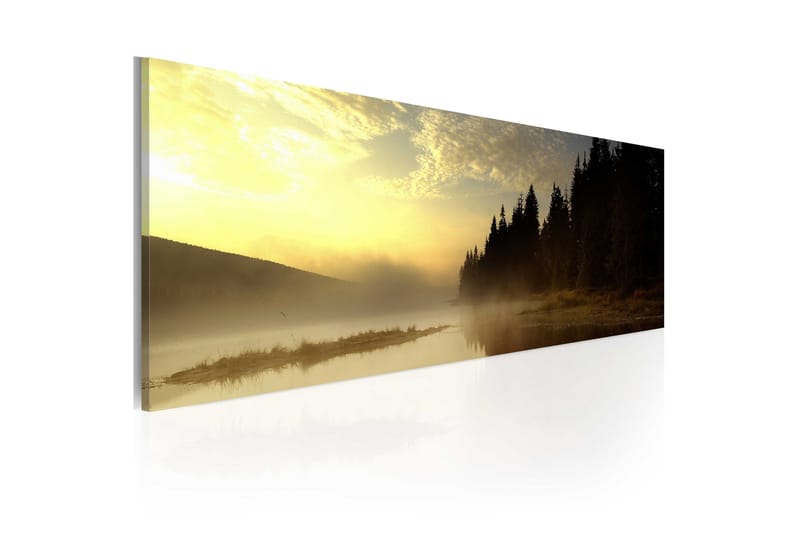 Bilde Tåke Over En Sjø 120x40, Artgeist sp. z o. o.