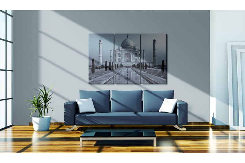 Bilde Taj Mahaj by night, India 90x60 - Artgeist sp. z o. o. - Innredning - Bilder & kunst - Lerretsbilder