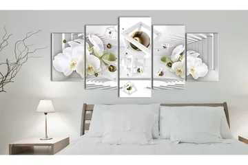 Bilde Temple Of White 100x50 - Artgeist sp. z o. o. - Innredning - Bilder & kunst - Lerretsbilder