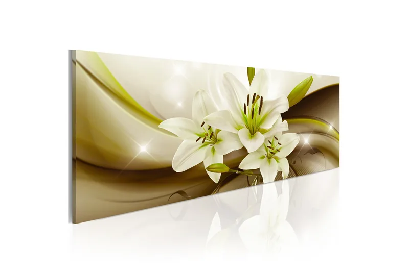 Bilde Temptation Of Lilies 120x40, Artgeist sp. z o. o.