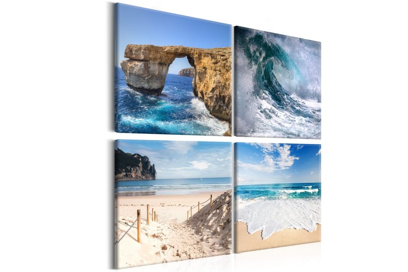 Bilde The Beauty Of The Ocean 40x40 - Artgeist sp. z o. o. - Innredning - Bilder & kunst - Lerretsbilder