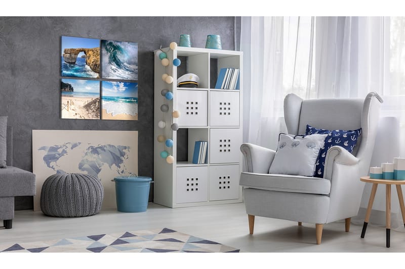 Bilde The Beauty Of The Ocean 40x40 - Artgeist sp. z o. o. - Innredning - Bilder & kunst - Lerretsbilder