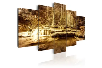 Bilde The Bosom Of Nature Waterfall 100x50