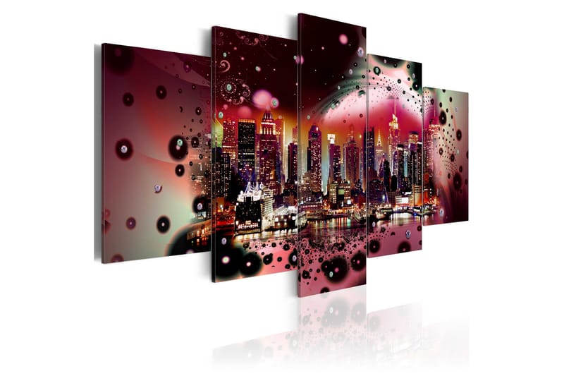 Bilde The Colours Of New York 100x50, Artgeist sp. z o. o.
