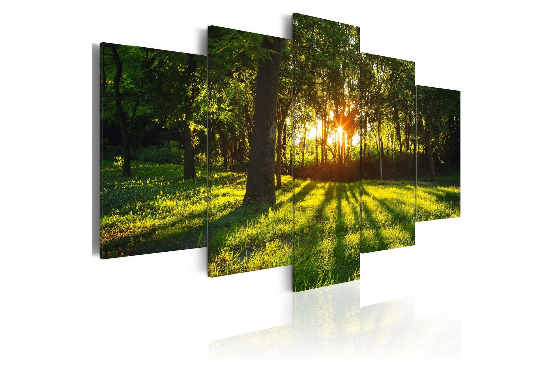 Bilde The Forest Reflection 100x50 - Artgeist sp. z o. o.