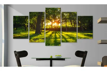 Bilde The Forest Reflection 100x50 - Artgeist sp. z o. o. - Innredning - Bilder & kunst - Lerretsbilder