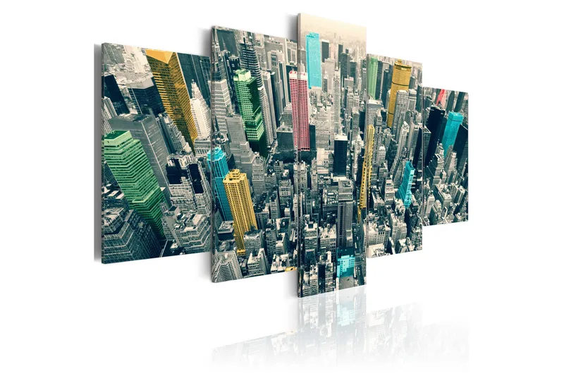 Bilde The Greyness Of The Day Revived Ny 200x100, Artgeist sp. z o. o.