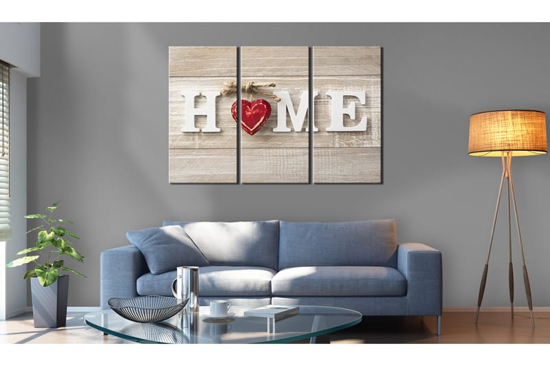 Bilde The Heart Of The Home 90x60 - Artgeist sp. z o. o. - Innredning - Bilder & kunst - Lerretsbilder