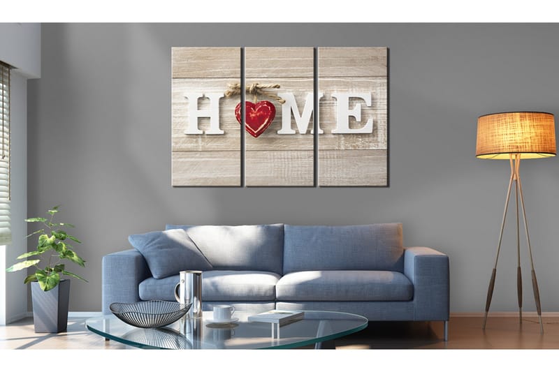 Bilde The Heart Of The Home 90x60 - Artgeist sp. z o. o. - Innredning - Bilder & kunst - Lerretsbilder
