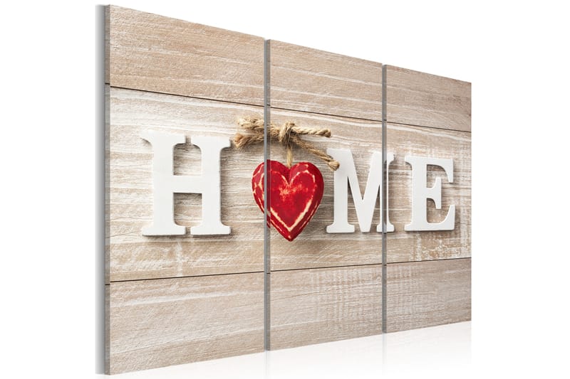 Bilde The Heart Of The Home 90x60 - Artgeist sp. z o. o. - Innredning - Bilder & kunst - Lerretsbilder