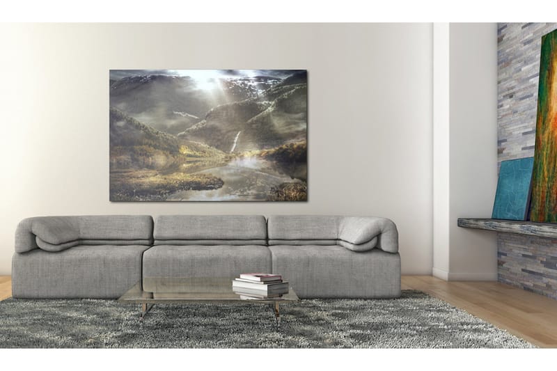 BIlde The land of mist 120x80 - Artgeist sp. z o. o. - Innredning - Bilder & kunst - Lerretsbilder